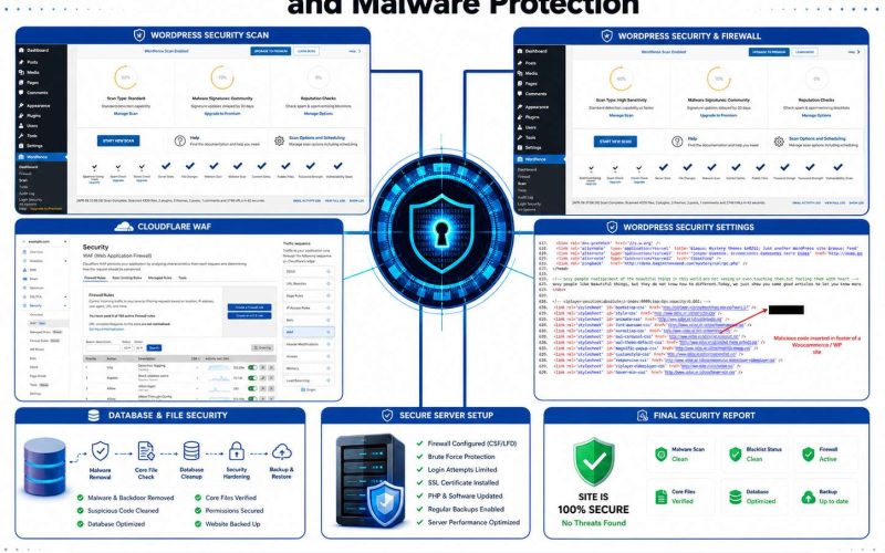 WooCommerce Security Hardening and Malware Protection